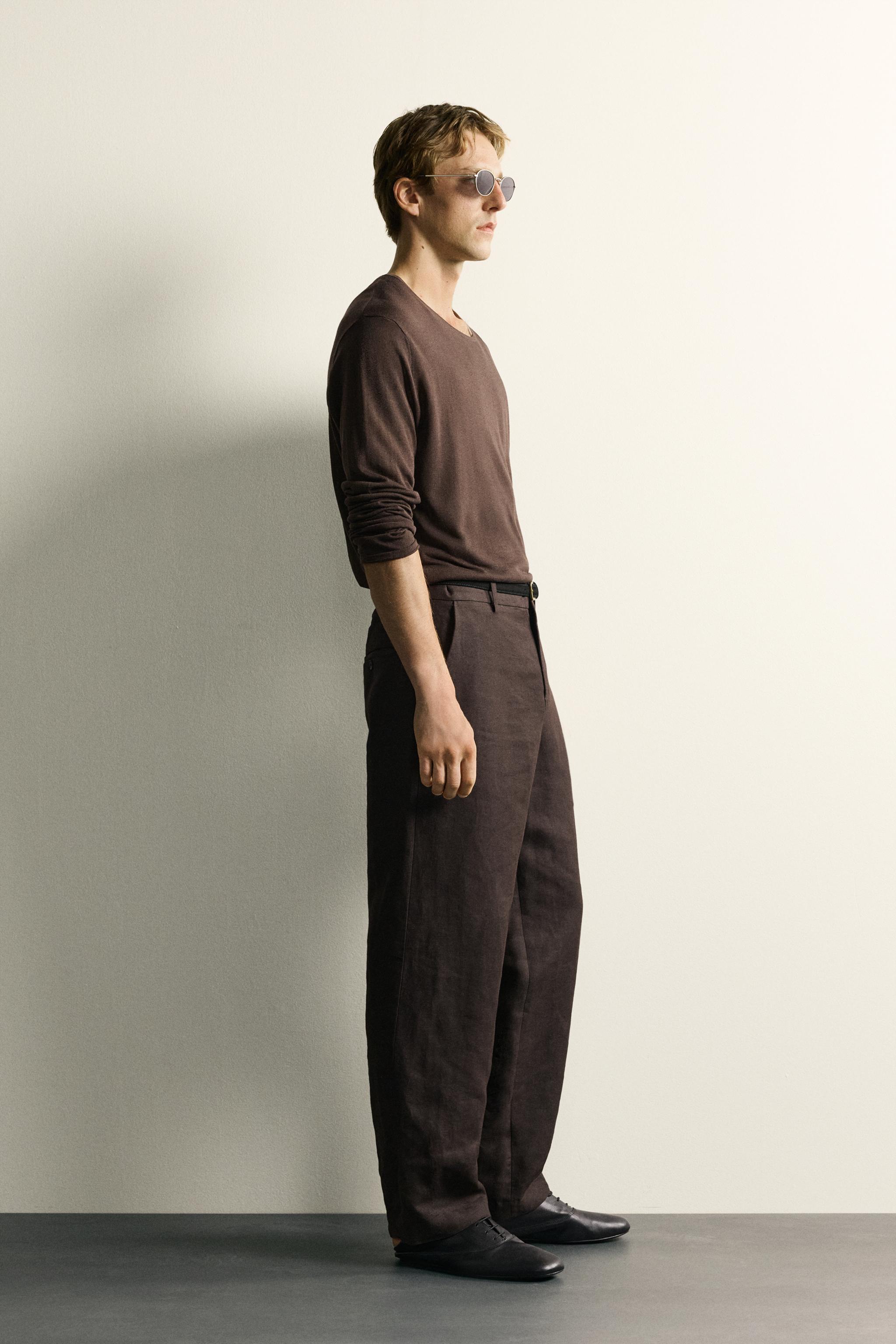 SEMI-SHEER KNIT T-SHIRT